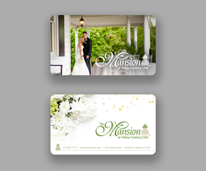 Business Cards- The Mansion at Valley Country Club | Visitenkarten-Design von Andrés Sebastián