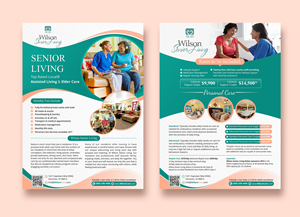 Senior Living in Hawaii needs Double sided Information Flyer | Flyer Design by Happy 18