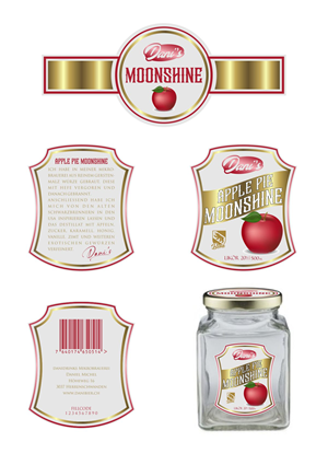 Stickers for a liquor bottle | Verpackungs-Design von kokoriko