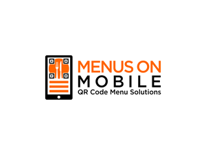 MENUS ON MOBILE is the brand, QR Code Menu Solutions would be a  sub tag line  | Logo Design by BNdesigner