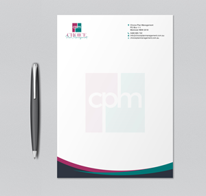 Letterhead to coordinate with business card | Letterhead Design by chandrayaan.creative