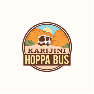 Karijini Hoppa Bus | Logo Design by design.picnic