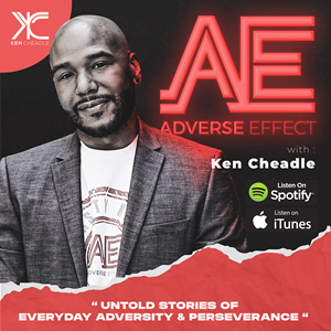 The Adverse Effect Podcast Cover Art | Graphic Design by adjeiiBlack