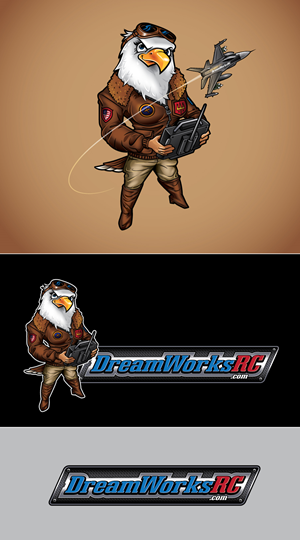 DreamWorks RC Mascot Jet Cartoon Character | Character Design by ally designs