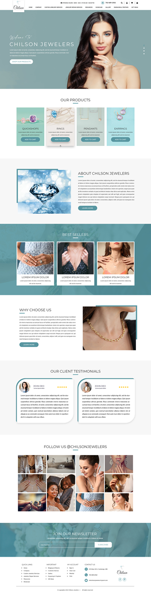 Chilson Jewelers  New Website Design | Web Design by Titan Eagle