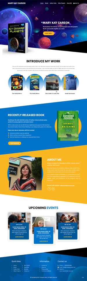 Website for Independent Children's Book Publisher | Web Design by pb