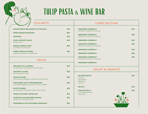 Menu Design by karika