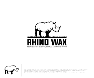 Rhino Wax | Logo Design by ecorokerz