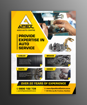 INTRODUCING - APEX AUTO CENTRE | Flyer Design by ecorokerz