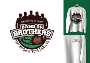 Band of Brothers (Fantasy Football League- American Football) | T-shirt Design by ShadyZoser