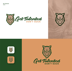 Get Talented - Don’t Suck | Logo Design by JBalloon Design