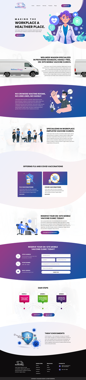 Web Design for Small Healthcare Startup | Web Design by Zanek