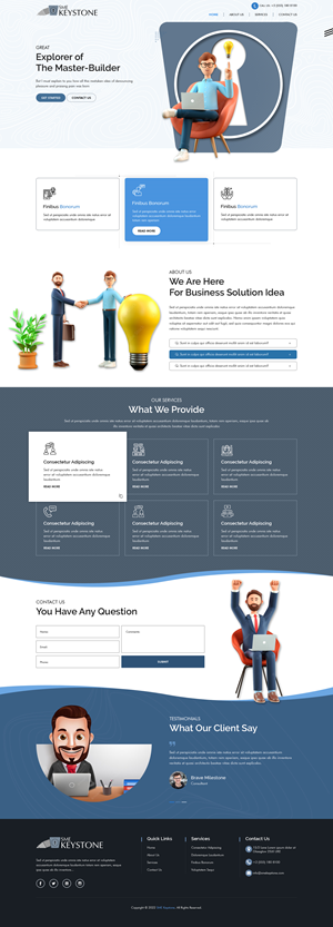 Design home page for SME Keystone | Wordpress Design by sai.designer87