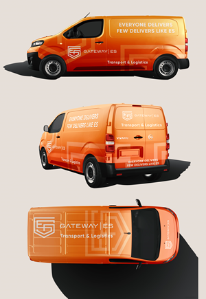 Company Van Decal - Electric Van | Car Wrap Design by StarGraphics