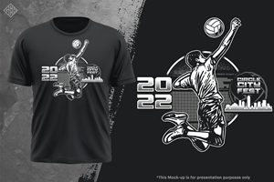 T-shirt design for Gay Men's Volleyball Tournament | T-shirt Design by G3K