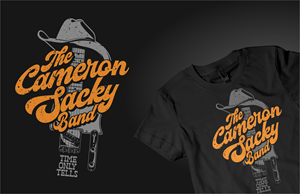 The Cameron Sacky Band | T-shirt Design by guprulsugiyanto