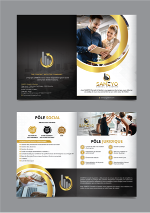 Brochure Commerciale pour une entreprise de ressources humaines | Broschüren-Design von alex989