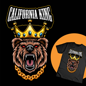 California King | T-shirt Design by ARTchemist