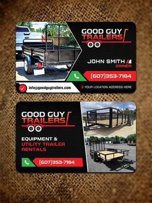 Good Guy Trailers | Business Card Design by Sandaruwan