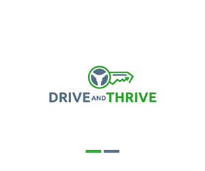 Drive and Thrive (can also use & instead of the word 'and') | Logo Design by ecorokerz