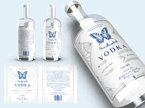 Swallowtail Vodka label redesign | Etikett-Design von raphis