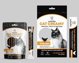 LeoPard Pet - Cat Snack Range Packaging Design | Packaging Design by cosmicline