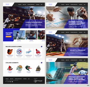 Florida Travel Baseball (FTB) Landing Page | Web Design by pb