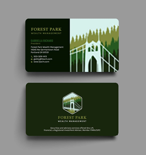 Forest Park Wealth Management  | Business Card Design by chandrayaan.creative