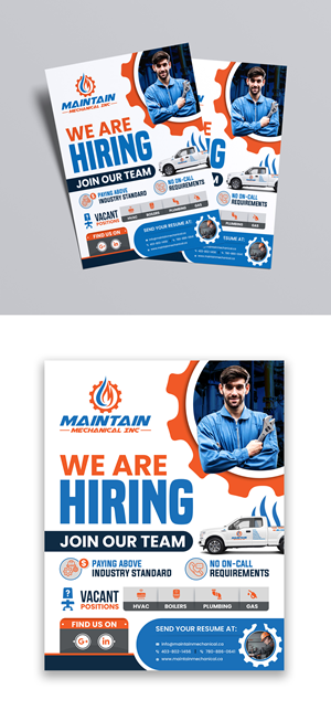 Maintain Mechanical Job Add | Flyer-Design von debdesign