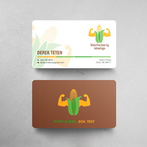 Agriculture Business Card | Business Card Design by chandrayaan.creative