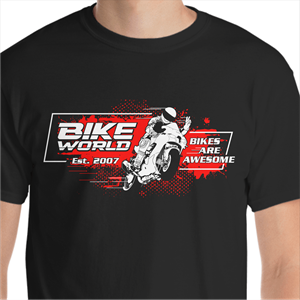 Bike World T-Shirts | T-Shirt-Design von Yakuza20