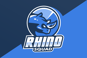 Rhino Squad | Logo Design by Aezakmi