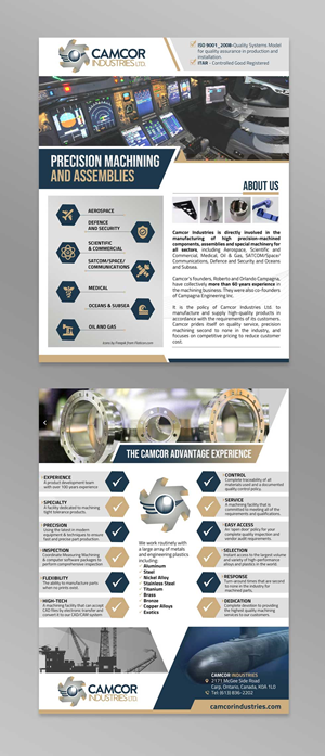 Camcor Industries Digital Flyer | Flyer Design by DA.