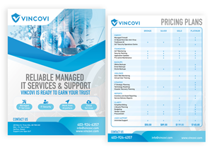 Flyer Design by grld for VINCOVI Technology Solutions Inc | Design #29080103