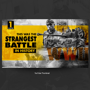 YouTube Thumbnail for Educational Video About WW2 | Grafik-Design von Eddiey