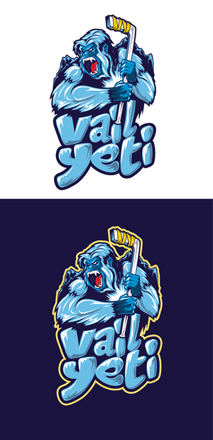 Vail Yeti | Logo-Design von LogoPoko