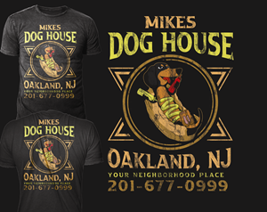 Mikes Dog House( restaurant) | T-Shirt-Design von Saviar 2