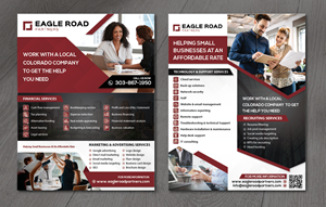 Eagle Road Partners is a Company that provides business solutions to local companies. | Flyer Design by alex989