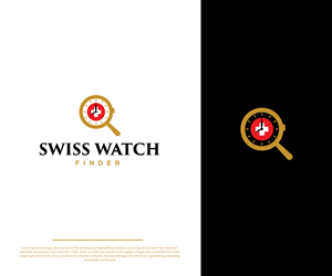 1) Swiss Watch Finder 2) Swiss Watch Guide | Logo-Design von ecorokerz