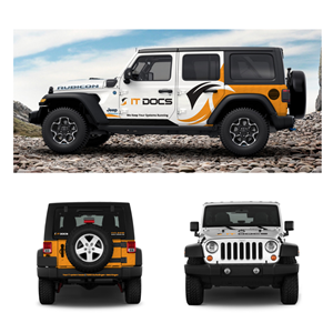 IT system house need cool cars (adapt existing design to new car Jeep Wrangler) | Car Wrap Design by Yoga Tri