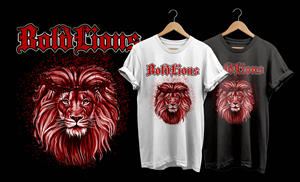 Bold lions | T-shirt Design by Futuristic_Design