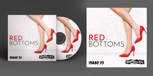 CD cover for "Red Bottoms" Song by Hip Hop Artist Isaac22 | CD Cover Design by Graphic Storm