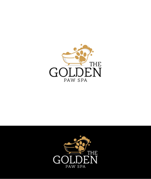 The Golden Paw Spa | Logo Design by ecorokerz