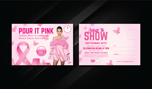 Breast Cancer Fashion Show & Dinner, | Flyer-Design von artbitin