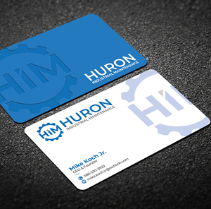 Business Card Design by Graphixpointt for Huron Industrial Maintenance  | Design: #29175755