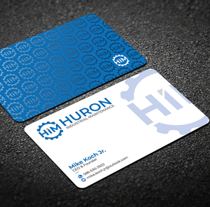 Business Card Design by Graphixpointt for Huron Industrial Maintenance  | Design: #29176205