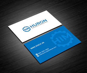 Business Card Design by Creations Box 2015 for Huron Industrial Maintenance  | Design: #29178263