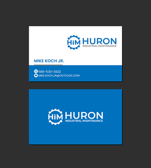 Business Card Design by Creations Box 2015 for Huron Industrial Maintenance  | Design: #29178267