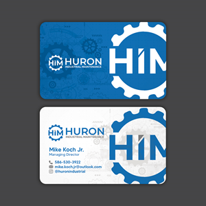 Huron Industrial Maintenance Business Card | Business Card Design by CreativGwen™