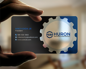 Huron Industrial Maintenance Business Card | Business Card Design by chandrayaan.creative